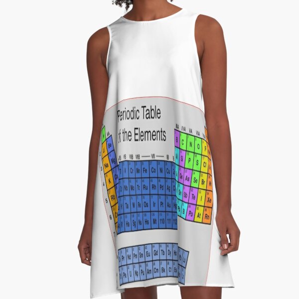 Таблица Менделеева, Периодическая таблица, #Периодическаятаблица, Таблица, Periodic Table of the Elements A-Line Dress
