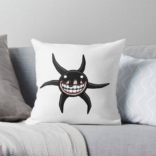 Doors Entities Figure Rush Ambush A-60 A-90 A-120 Seek Stare El Goblino  Dupe Halt Jeff Bob Eyes Screech Jack Glitch Timothy Shadow Window  Throw  Pillow for Sale by TheBullishRhino