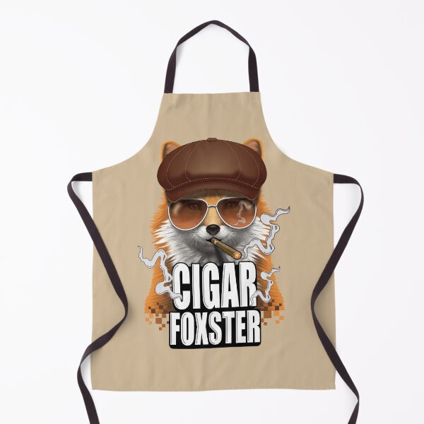 Item preview, Cigar Foxster Fox Smoker Newsboy Cap Gangster digital art designed and sold by SetthaSK.