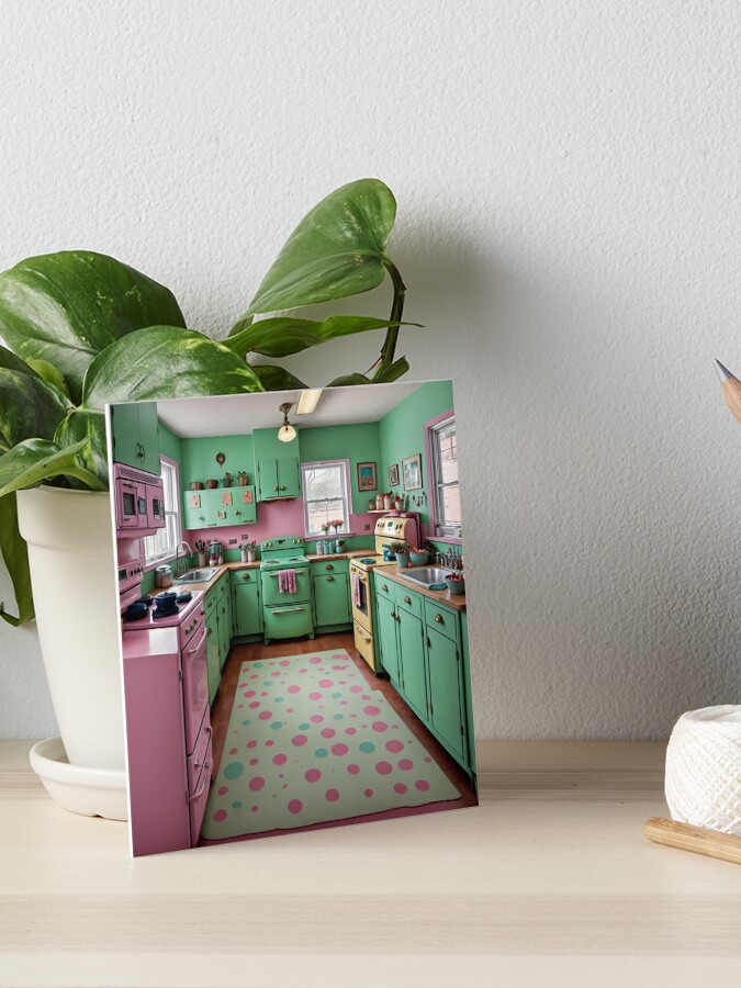 Pastel Kitchen Accessories Acrylic Print