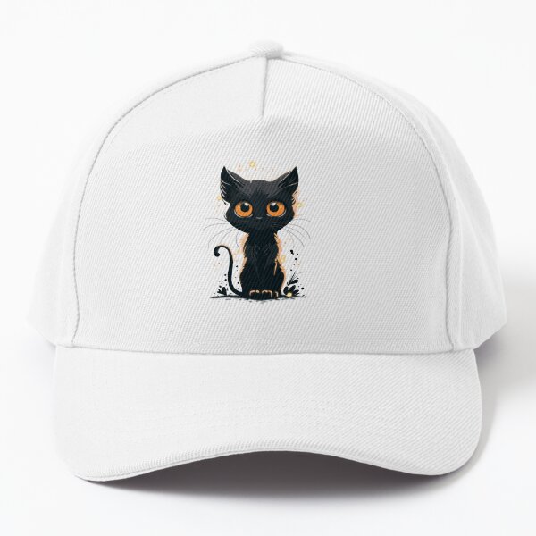 Cute Black Cat Baseball Cap