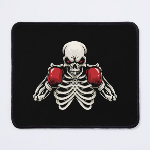 Item preview, Scary Skeleton Boxer with Red Gloves and Red Eyes designed and sold by Froyd Wess.