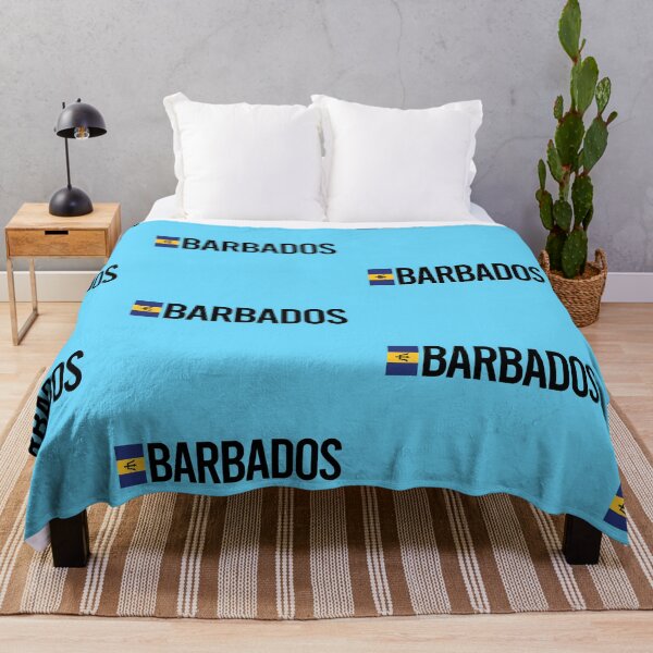 Item preview, Barbados Country Flag - Minimal Design collection designed and sold by randomorder.
