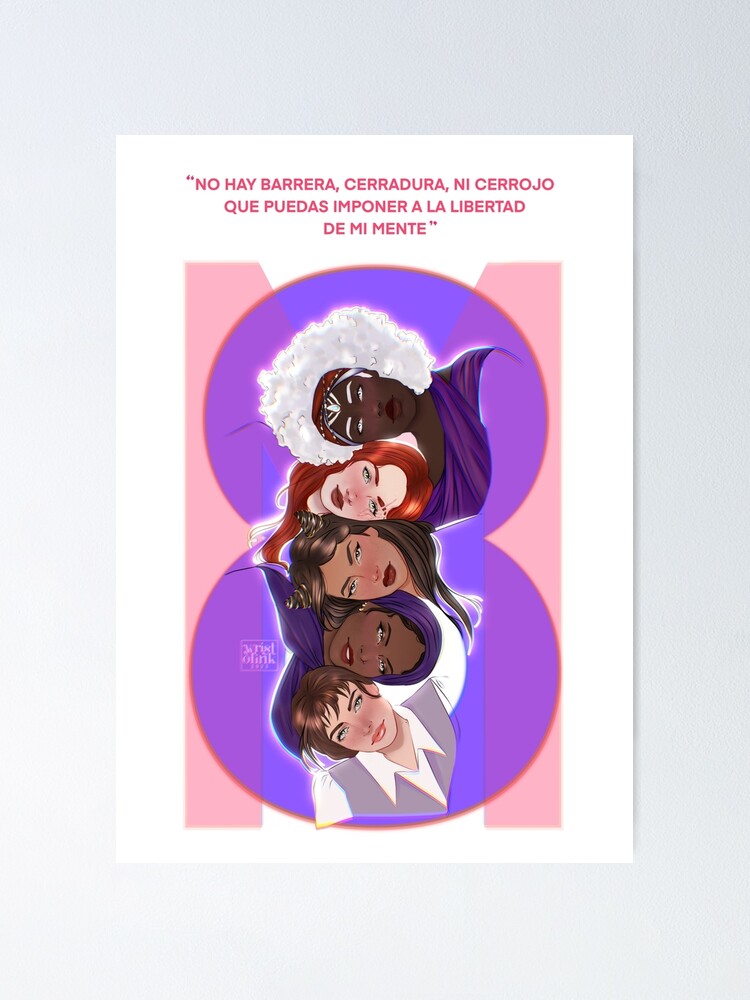 Thumbnail 1 of 3, Poster, 8M Literary Women (NO BACKGROUND) designed and sold by Wristofink.