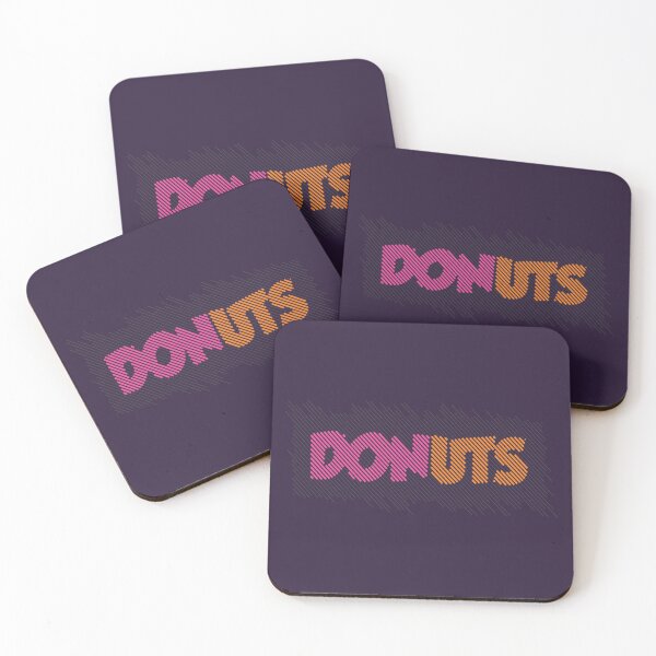 Item preview, Donuts hatched lines text typography  designed and sold by Donutlovers.
