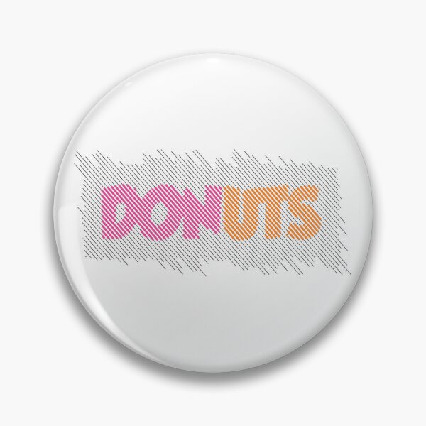 Item preview, Donuts hatched lines text typography  designed and sold by Donutlovers.