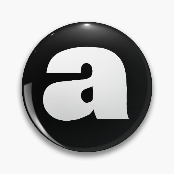 Item preview, White Modern letter a initial Large bold letters typography simple minimalist black and white designed and sold by tanabe.