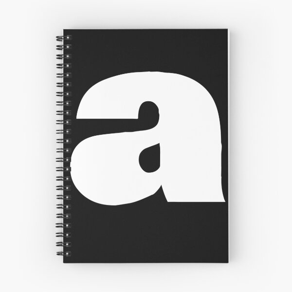 Item preview, White Modern letter a initial Large bold letters typography simple minimalist black and white designed and sold by tanabe.