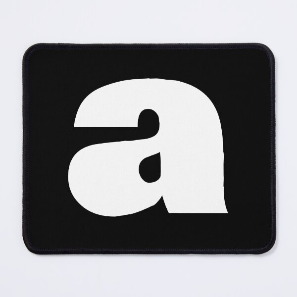 Item preview, White Modern letter a initial Large bold letters typography simple minimalist black and white designed and sold by tanabe.