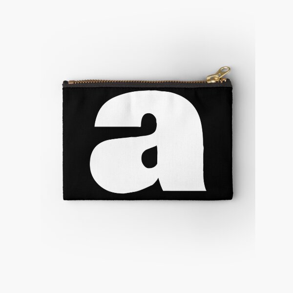 Item preview, White Modern letter a initial Large bold letters typography simple minimalist black and white designed and sold by tanabe.