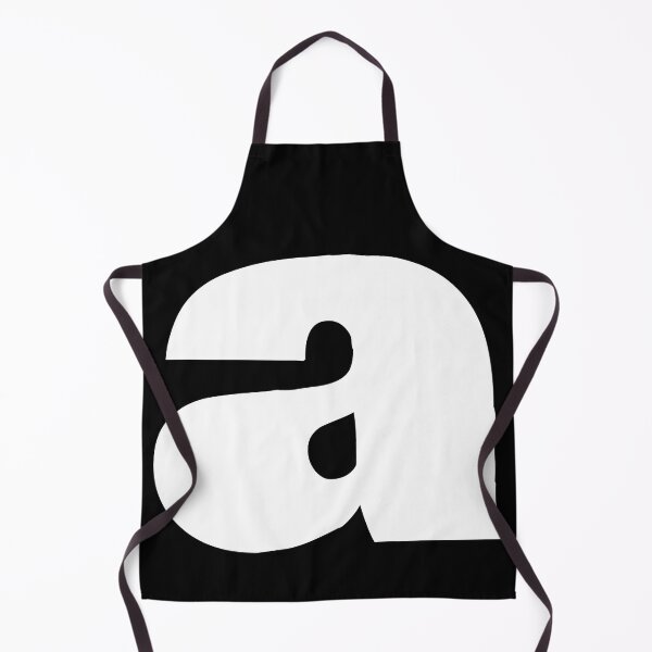 Item preview, White Modern letter a initial Large bold letters typography simple minimalist black and white designed and sold by tanabe.