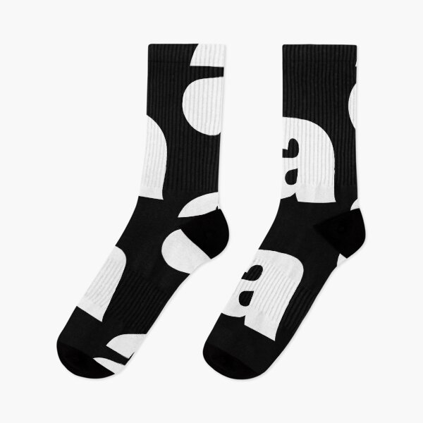 Item preview, White Modern letter a initial Large bold letters typography simple minimalist black and white designed and sold by tanabe.
