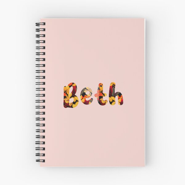 Artikelvorschau, Floral Beth Name: Beth Name mit Blumen entworfen und verkauft von ABCDEmily ©.