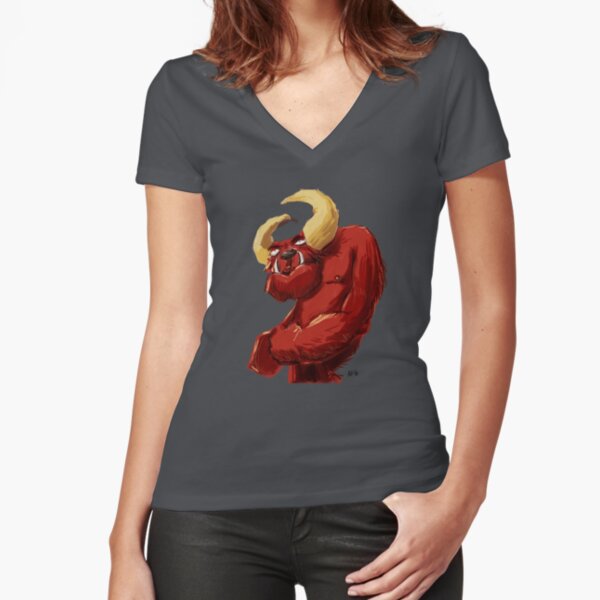 Fitted V-Neck T-Shirt