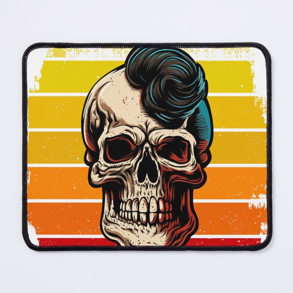Item preview, A Hipster Rock Skull designed and sold by SinMagellan.