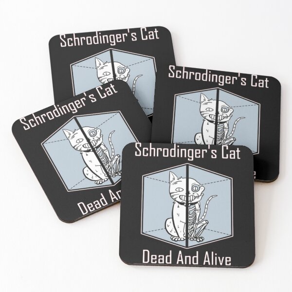 Item preview,  Schrodinger's Cat Dead And Alive designed and sold by Sameart ⭐⭐⭐⭐⭐.