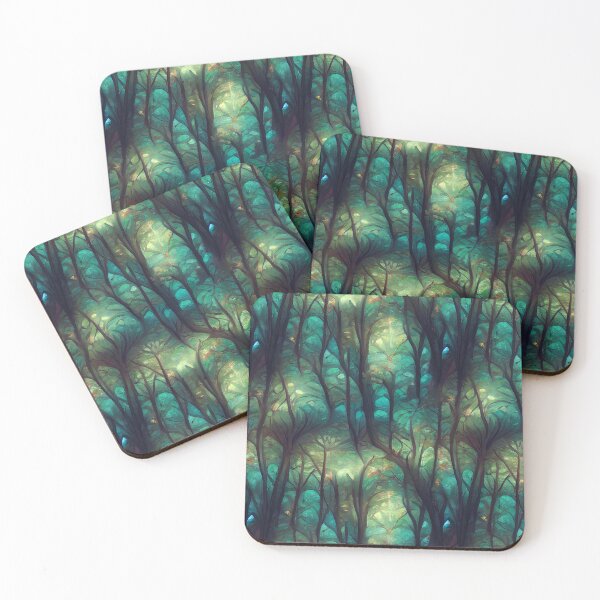 Item preview, Forest Pattern Magical tile art designed and sold by egilsee.