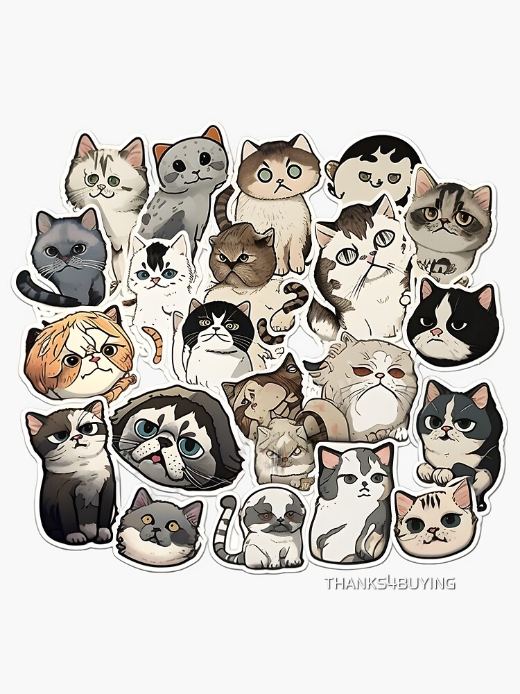 Funny Pop Music Cat Dancing Sticker for Sale by THANKS4BUYING