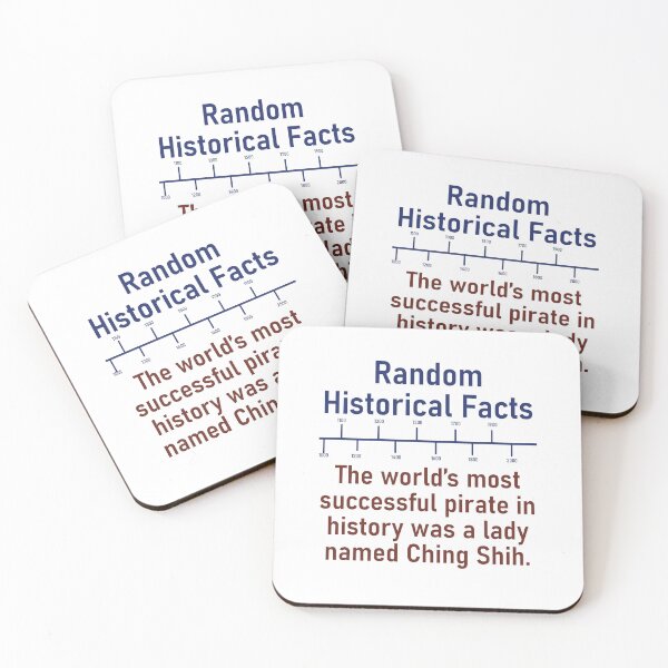 Item preview, The World's Most Successful Pirate - History Fact designed and sold by CrankyOldDude.