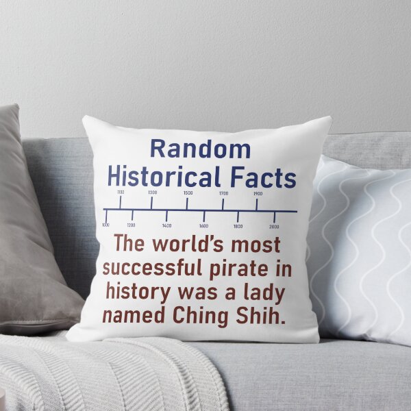 Item preview, The World's Most Successful Pirate - History Fact designed and sold by CrankyOldDude.