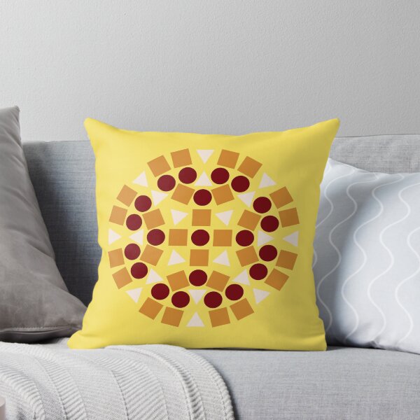 Item preview, Mandala with shapes in shades of yellow, orange and brown designed and sold by Shapes-Design.
