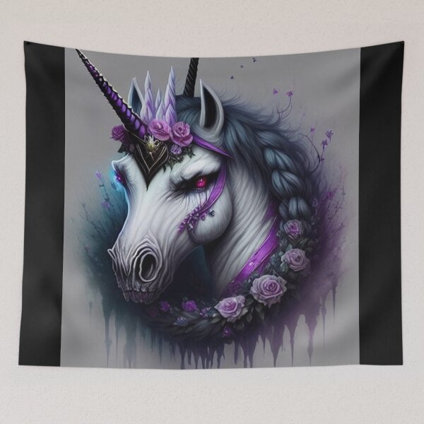 Item preview, Dark Unicorn designed and sold by BiancaDPetals.