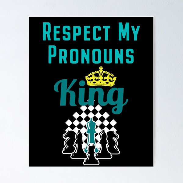 Item preview, Pronouns King designed and sold by RockBeeDesigns.