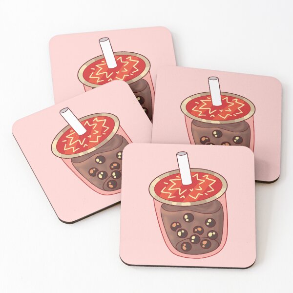 Item preview, Amber Bubble Tea - Genshin Impact designed and sold by peachjellycube.