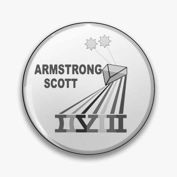 Item preview, Gemini 8 patch - black and white designed and sold by trendistudio.