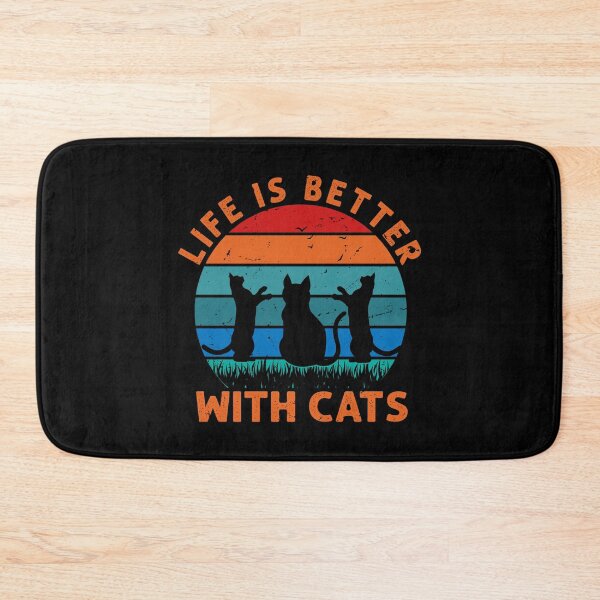 Item preview, Life Is Better With A Cat - Gift For Cat Lovers designed and sold by Prettygraphe.