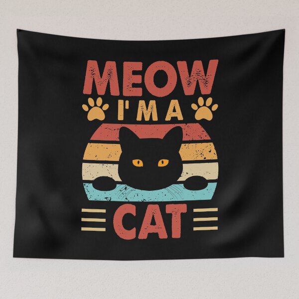 Item preview, Meow, I'm A Chat - Fun Design For Cat Lovers designed and sold by Prettygraphe.