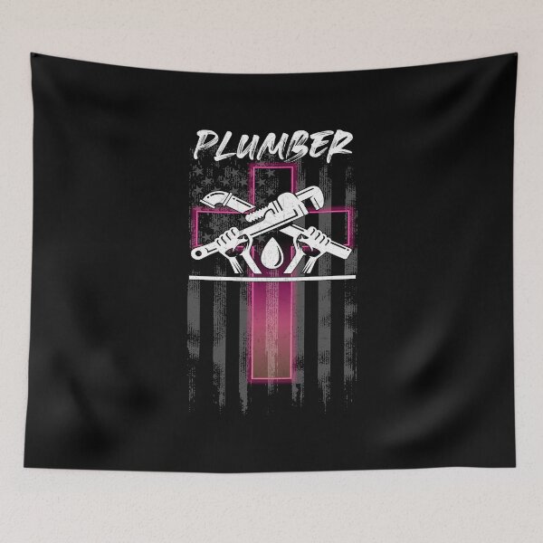 Item preview, USA Flag Christian Faith Plumber Patriotic  designed and sold by Trendy Valley .