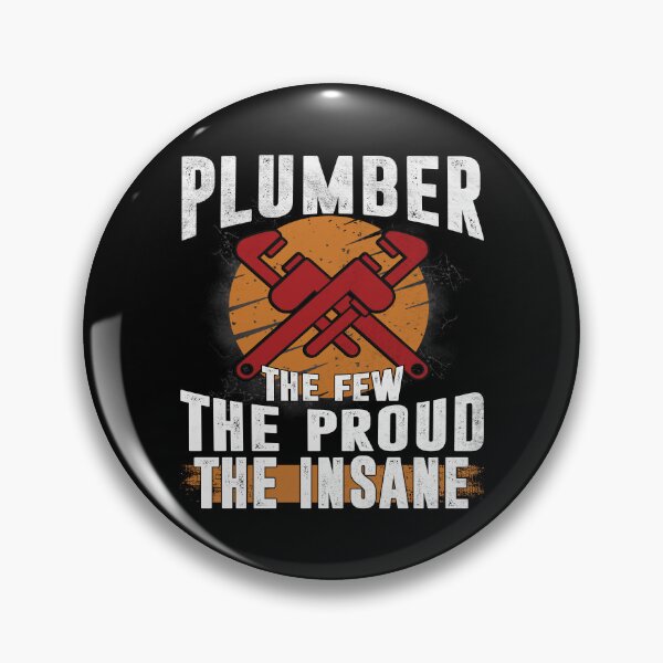 Item preview, Plumber the few the proud Retro Plumber  designed and sold by Trendy Valley .