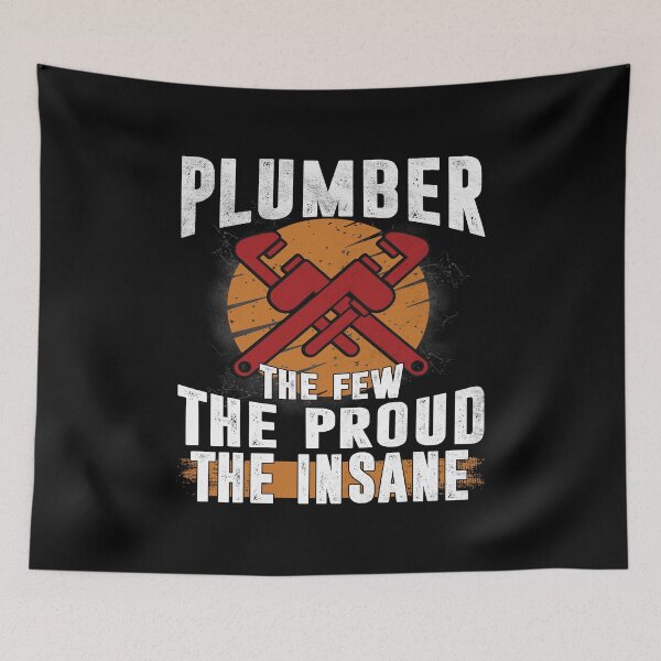 Item preview, Plumber the few the proud Retro Plumber  designed and sold by Trendy Valley .