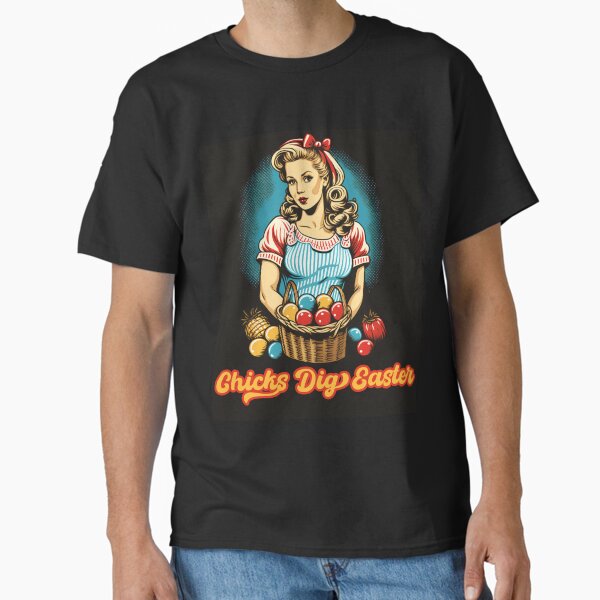 Item preview, Chicks Dig Easter sunday 1950s-style designed and sold by thecastel.