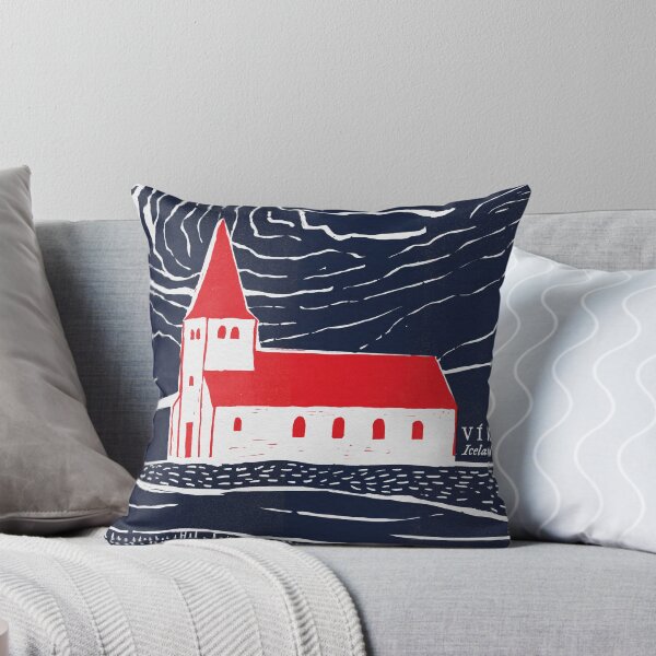 Item preview, Vík í Mýrdal Church designed and sold by fjaracreative.