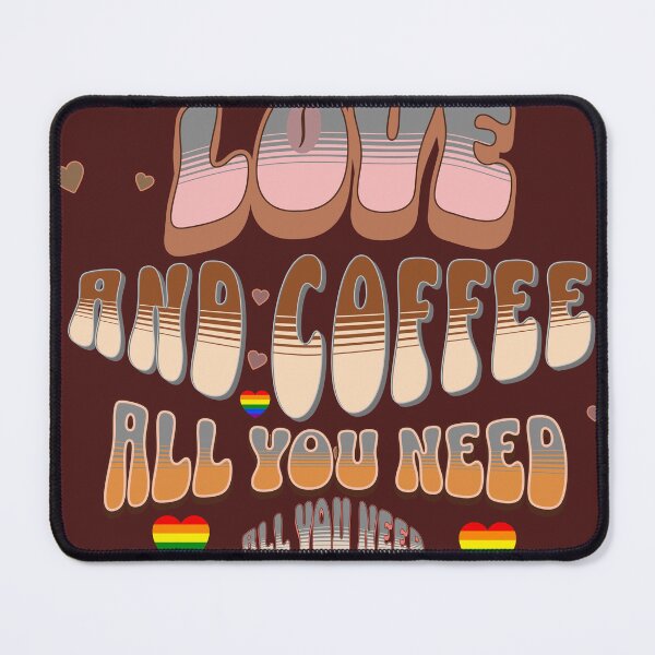 Item preview, love and coffee is all you need designed and sold by Cassa1224.