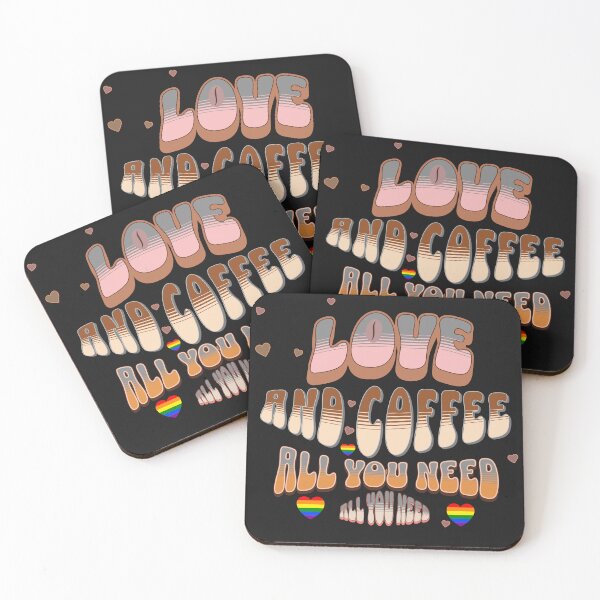 Item preview, love and coffee is all you need designed and sold by Cassa1224.