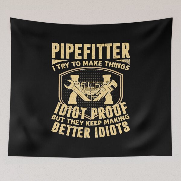 Item preview, Funny Pipefitter Plumber designed and sold by Trendy Valley .