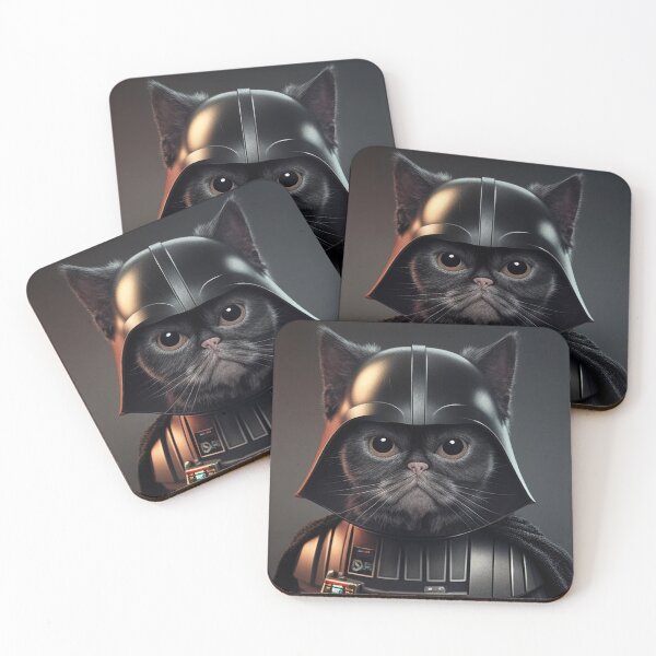 Item preview, Cat in Helmet on the Dark Side designed and sold by My-Magic-World.