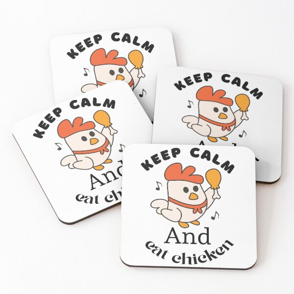 Item preview, keep calm and eat chicken designed and sold by Exacto.