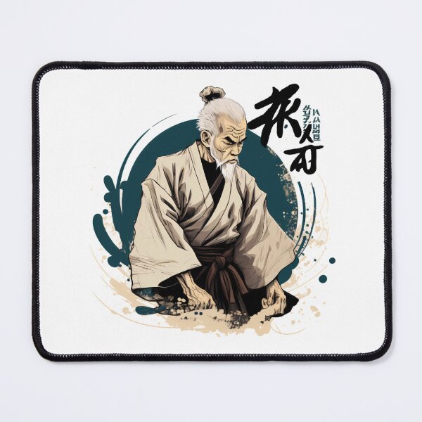 Item preview, Old Aikido master designed and sold by TheTravelingOwl.