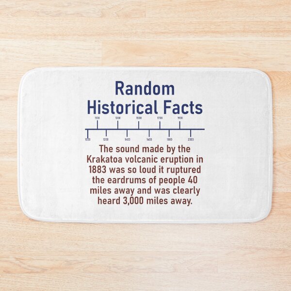 Item preview, The Sound Made By The Krakatoa Volvanic Eruption - History Fact designed and sold by CrankyOldDude.