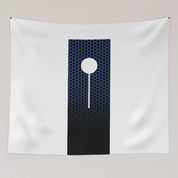 Item preview, Blue and Black Monolith, Alien Structure Hexagon designed and sold by RiciPaneto.