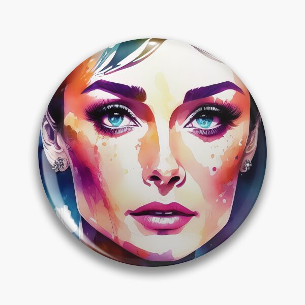 Item preview, Audrey Hepburn portrait in watercolor designed and sold by IkonixArt.