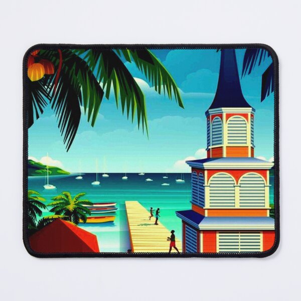 Item preview, MARTINIQUE : Vintage Travel to The Islands Advertising Print designed and sold by posterbobs.