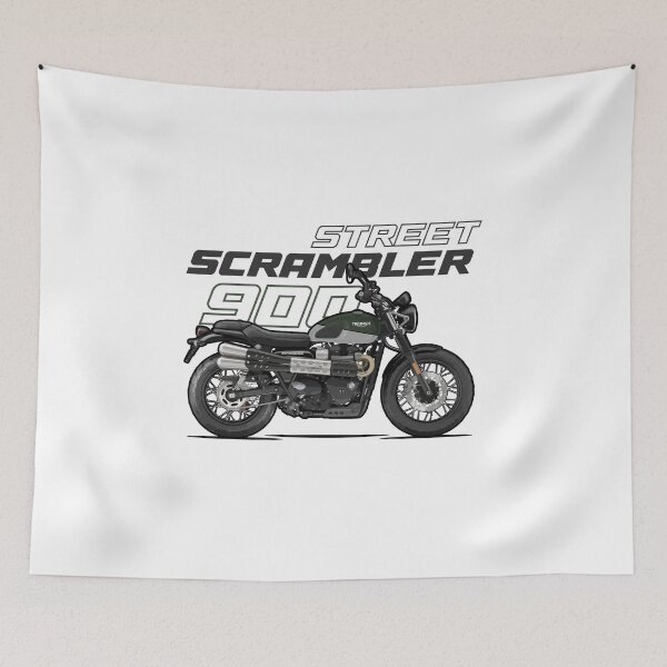 Item preview, Street Scrambler 900 - Green designed and sold by Tomislav Lozić.
