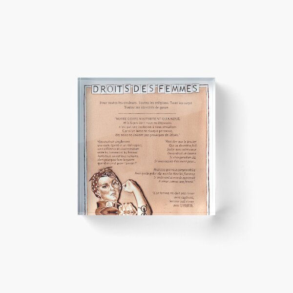 Item preview, Womens rights designed and sold by Marie Bordet.