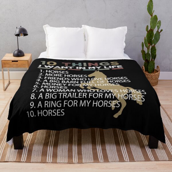 Item preview, 10 Things I Want In My Life Horses More Horses Horse: vintage colors distressed grunge designed and sold by Houssemanthony.