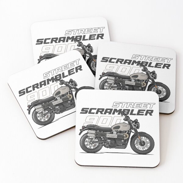Item preview, Street Scrambler 900 - White designed and sold by Tomislav Lozić.